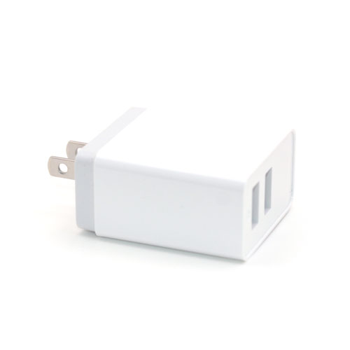 17w dual USB foldable charger with US plug
